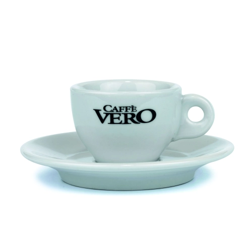 Caffe Vero Filiżanka ze spodkiem do cappuccino 140ml biała